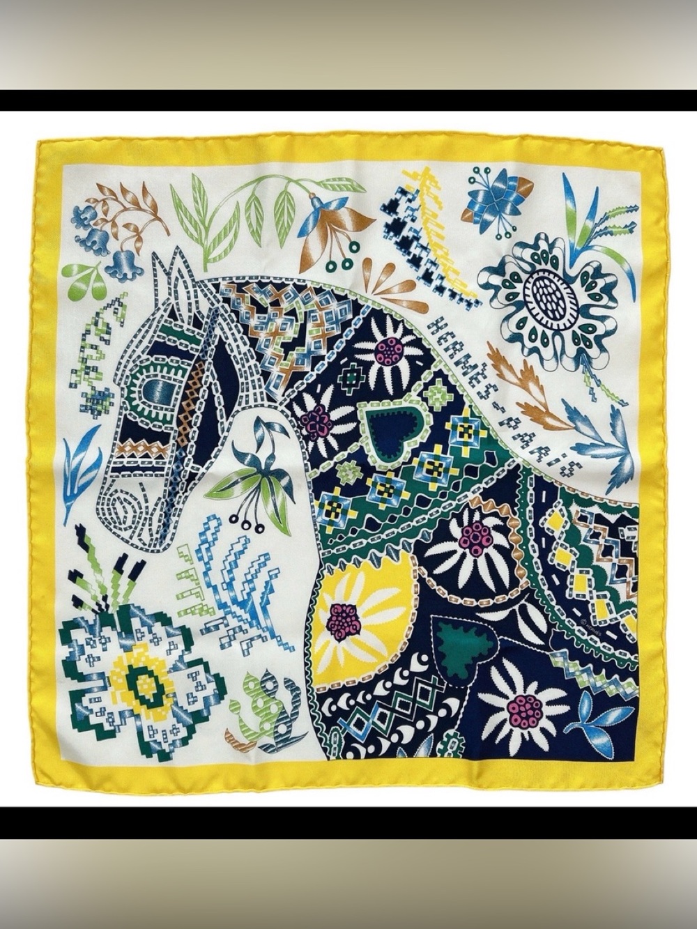 ISO - Hermes “En Attendant Ulysse” bandana